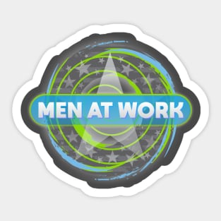 Men at Work Sticker